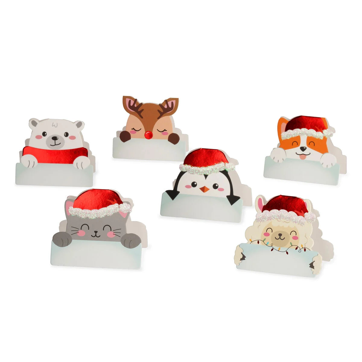 LEGAMI Set of 12 Christmas place cards