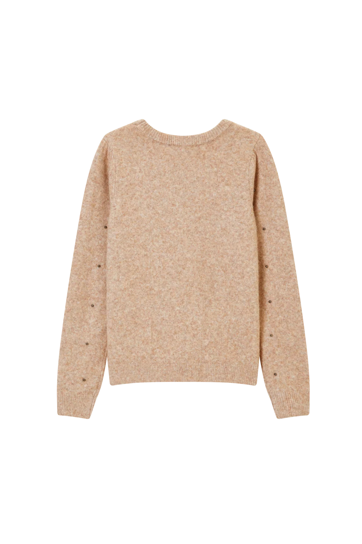 VILA JOY Priscilla Sequin Embelished Jumper - Natural