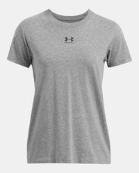 UNDER ARMOUR Women's Rival Core T-Shirt - Grey