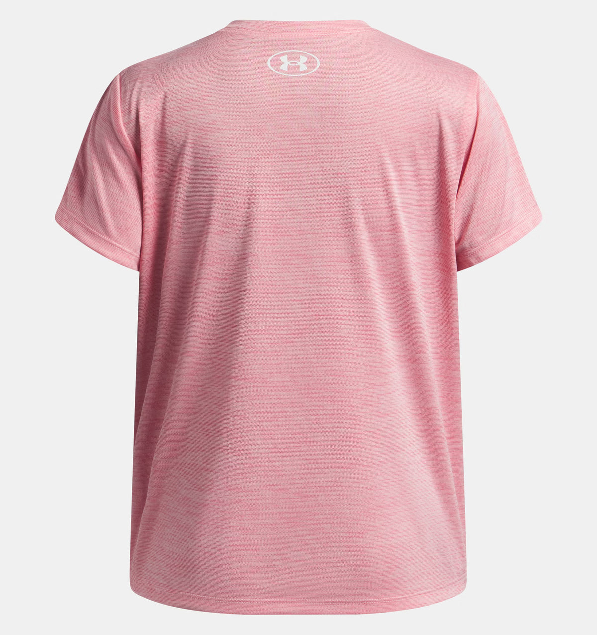 UNDER ARMOUR Girl's Tech Twist Wordmark Logo T-Shirt - Pink