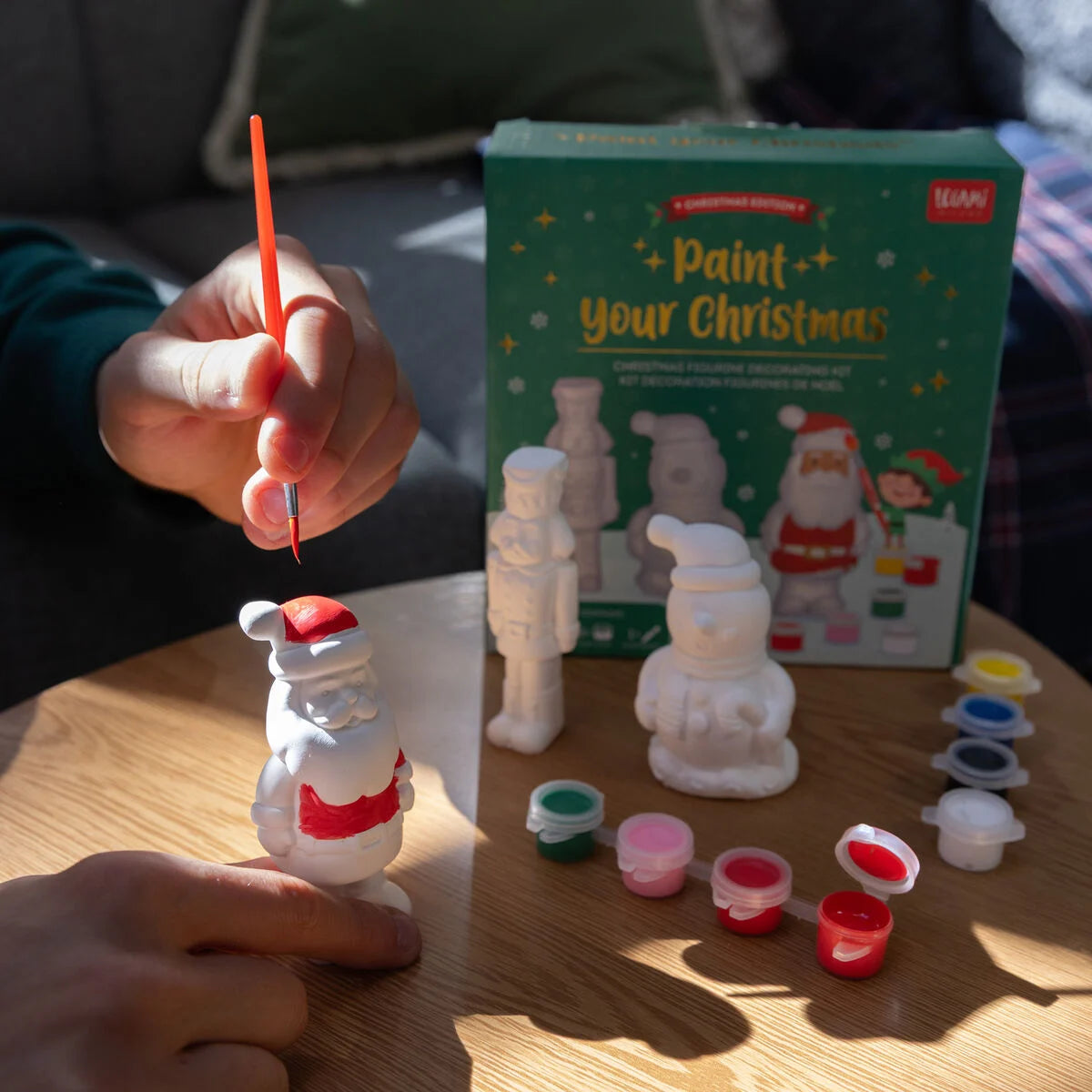LEGAMI Christmas Figurine Decorating Kit - Paint Your Christmas
