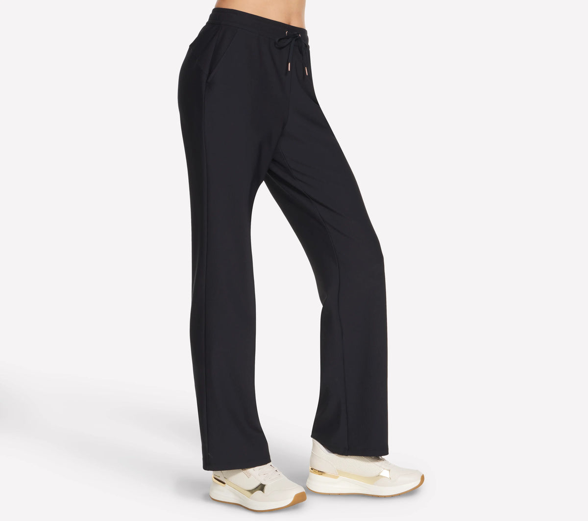 SKECHERS Women's Go Luxe Rib Pants - Black