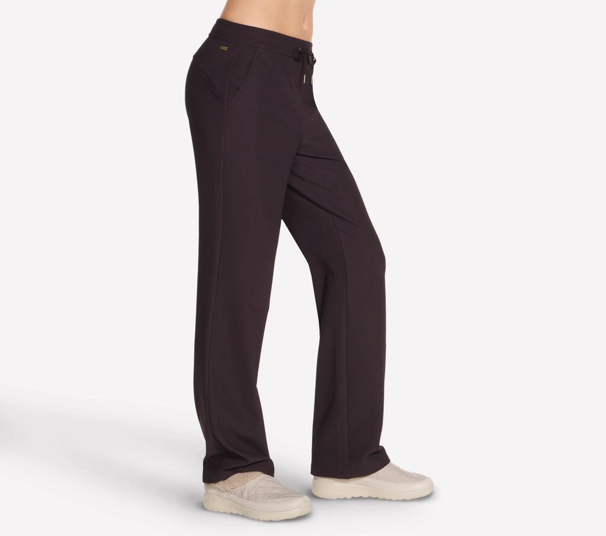 SKECHERS Women's Go Luxe Rib Pants - Brown