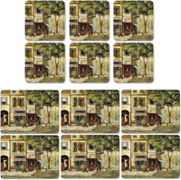 PIMPERNEL Parisian Scene 12Pc Placemat & Coaster Set
