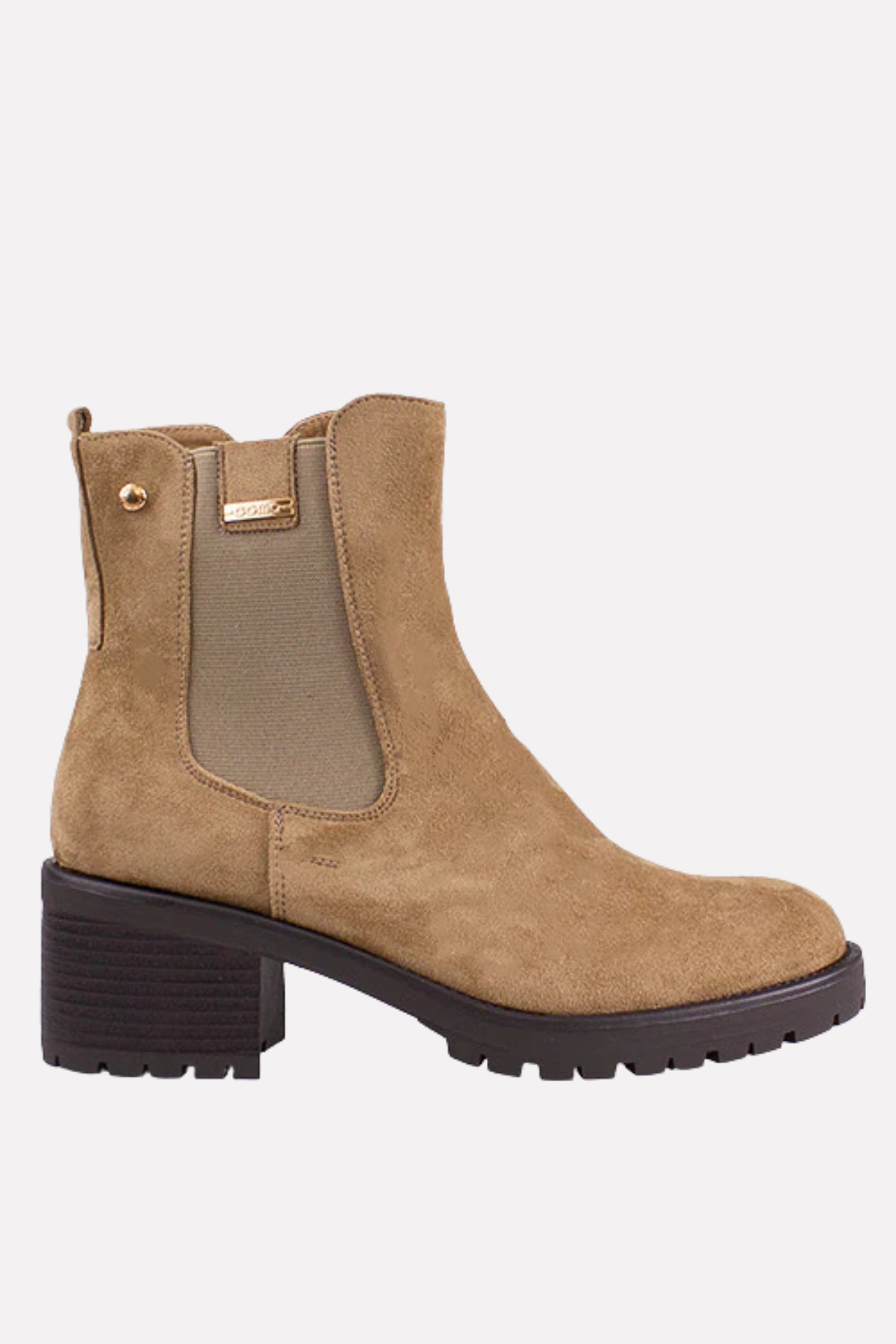 PATRIZIO COMO Castagna Faux Suede Boots - Beige