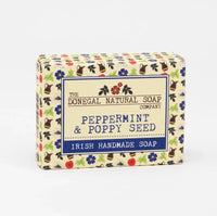 DONEGAL NATURAL SOAP Peppermint & Poppy Seed Natural Soap 100g
