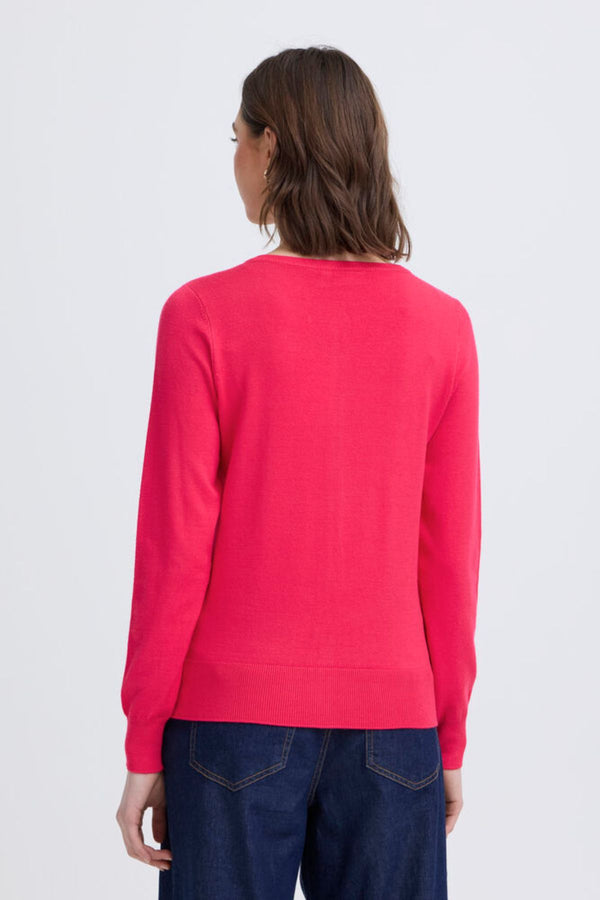 FRANSA Zubasic Cardigan - Pink