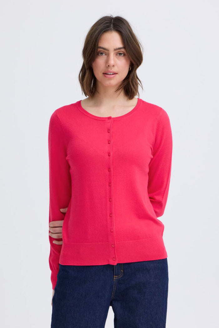 FRANSA Zubasic Cardigan - Pink