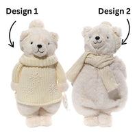 LANGS Nordic Nest Plush Polar Bear Standing Ornament 49cm - 1Pc