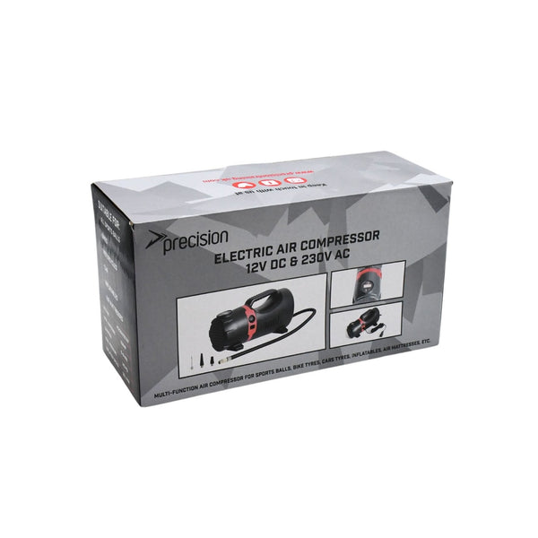 PRECISION Electric Air Compressor 12V DC & 2 TR558 - Black
