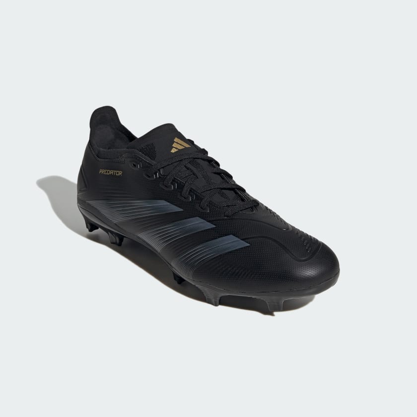 ADIDAS : Predator League Firm Ground Soccer Boots - Black