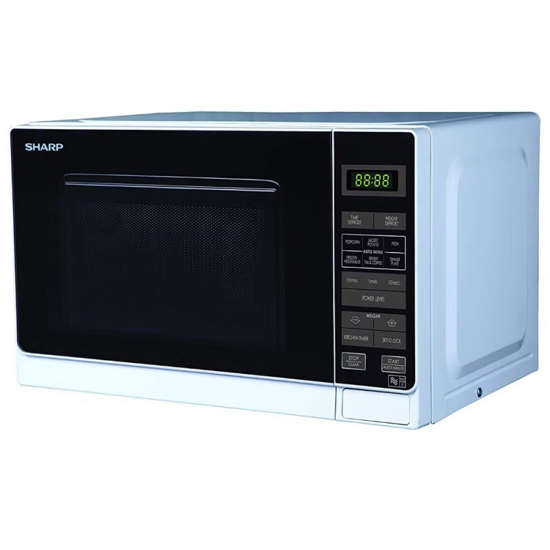 SHARP 20L 800W Solo Microwave R272WM - White