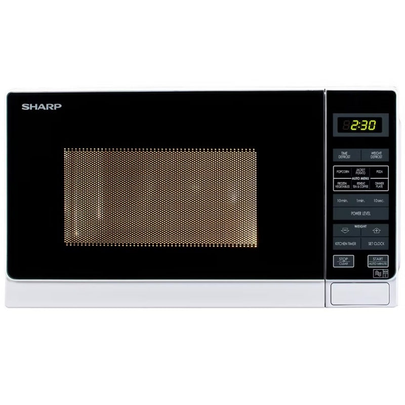 SHARP 20L 800W Solo Microwave R272WM - White