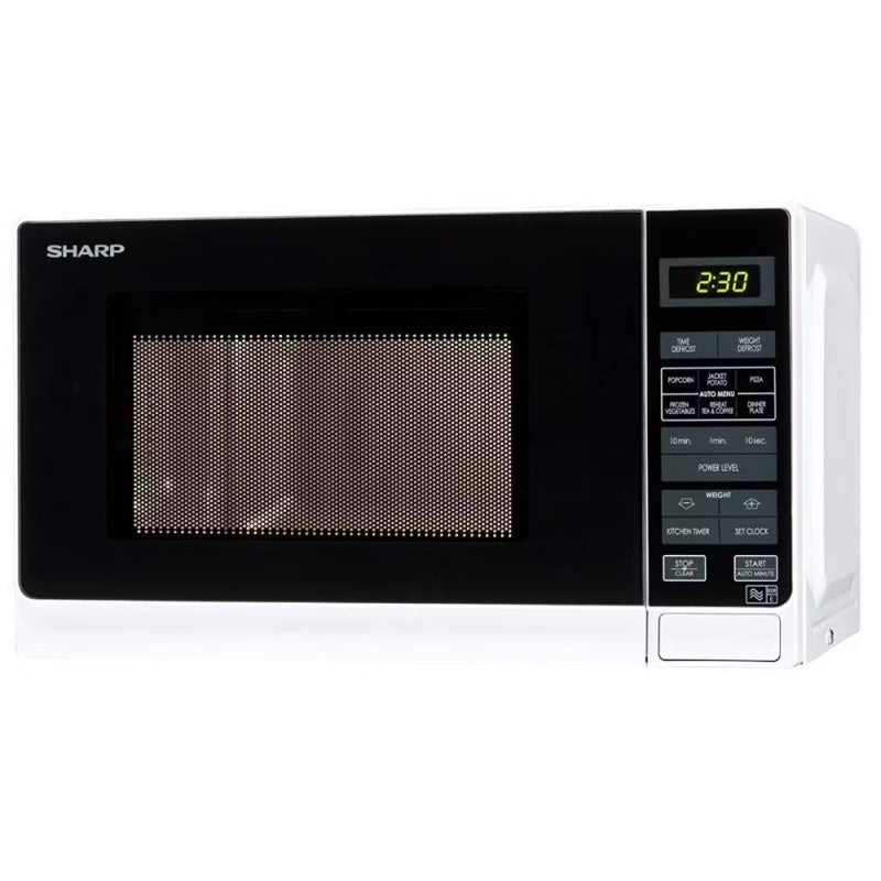 SHARP 20L 800W Solo Microwave R272WM - White