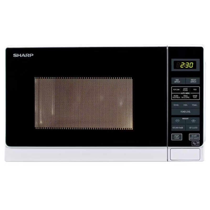 SHARP 20L 800W Solo Microwave R272WM - White