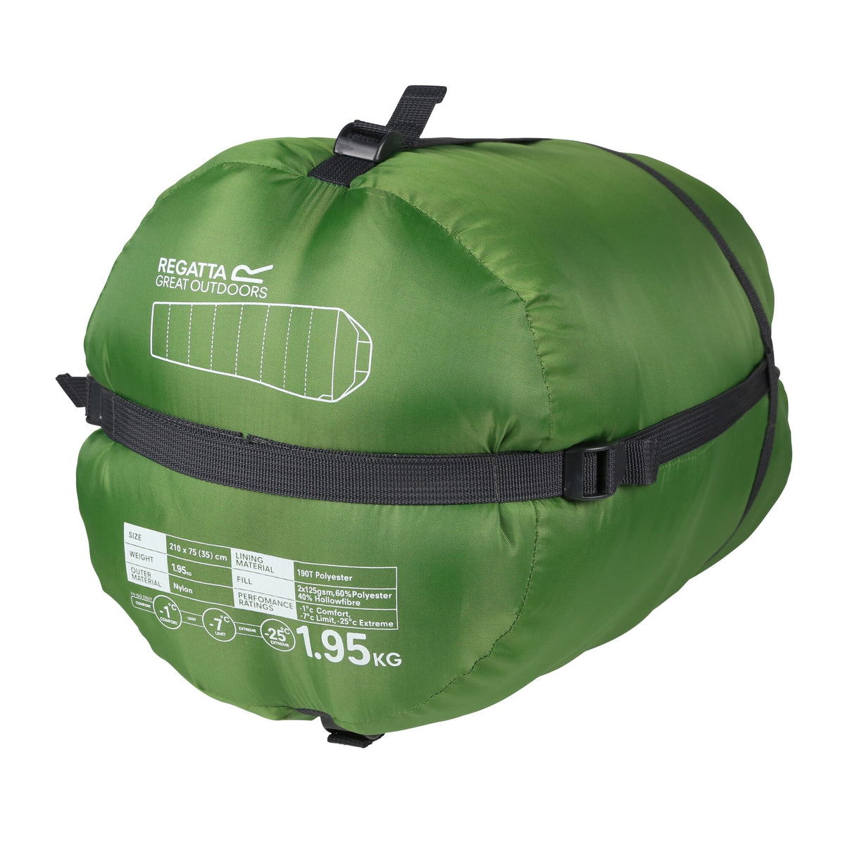 REGATTA Montegra 300 Sleeping Bag - Alpine Green