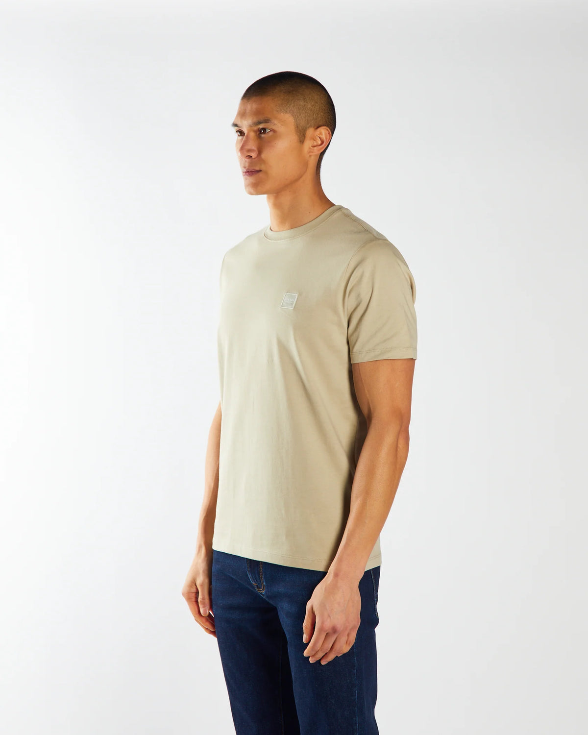 DIESEL Reed O-Neck T-Shirt - Stone
