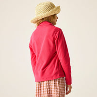 REGATTA Girls' Hot Shot II Half Zip Fleece - Pink Potion