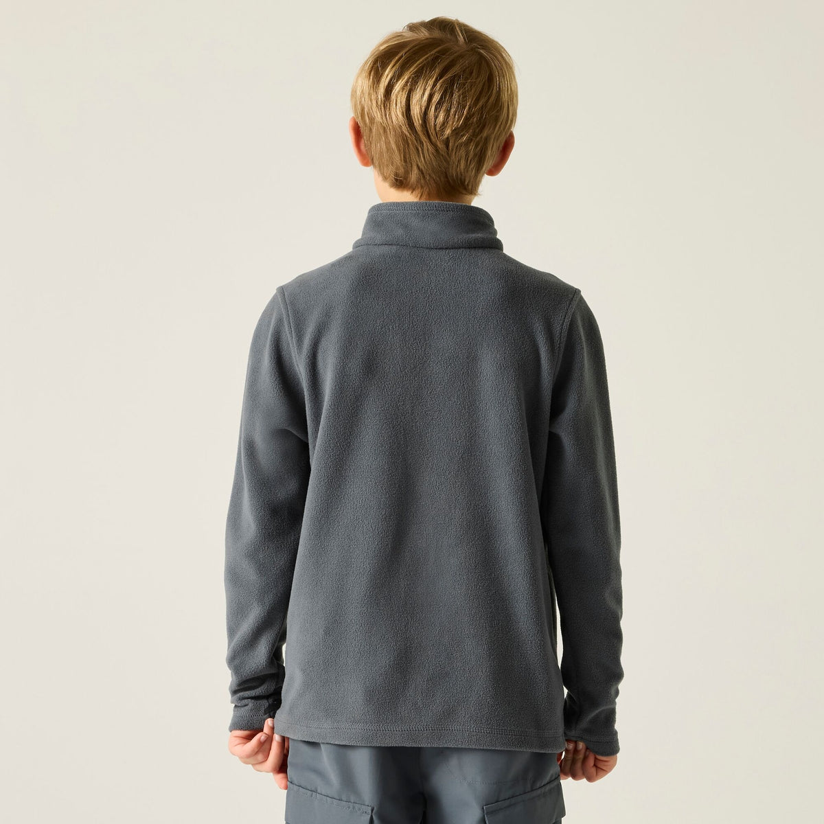 REGATTA Boy's Hot Shot II Half Zip Fleece - Grey