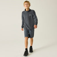 REGATTA Boy's Hot Shot II Half Zip Fleece - Grey