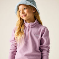 REGATTA Girls' Hot Shot II Half Zip Fleece - Lilac