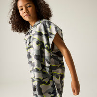 REGATTA Kids Towel Robe - Camo