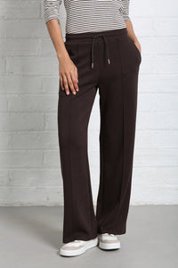 RELAX & RENEW Wren Wide Leg Jogger - Brown
