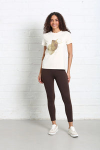 RELAX & RENEW Rosalie Graphic T-Shirt - Cream