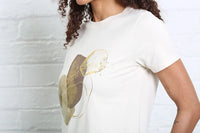 RELAX & RENEW Rosalie Graphic T-Shirt - Cream