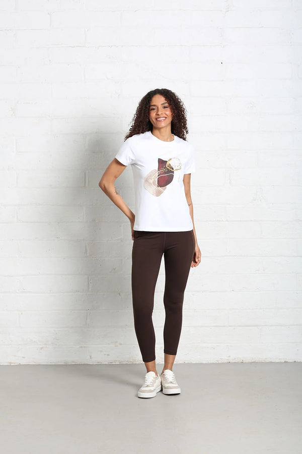 RELAX & RENEW Rosalie Graphic T-Shirt - White