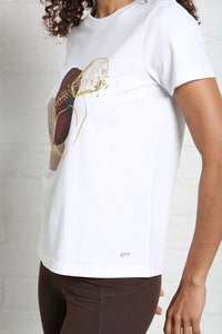 RELAX & RENEW Rosalie Graphic T-Shirt - White