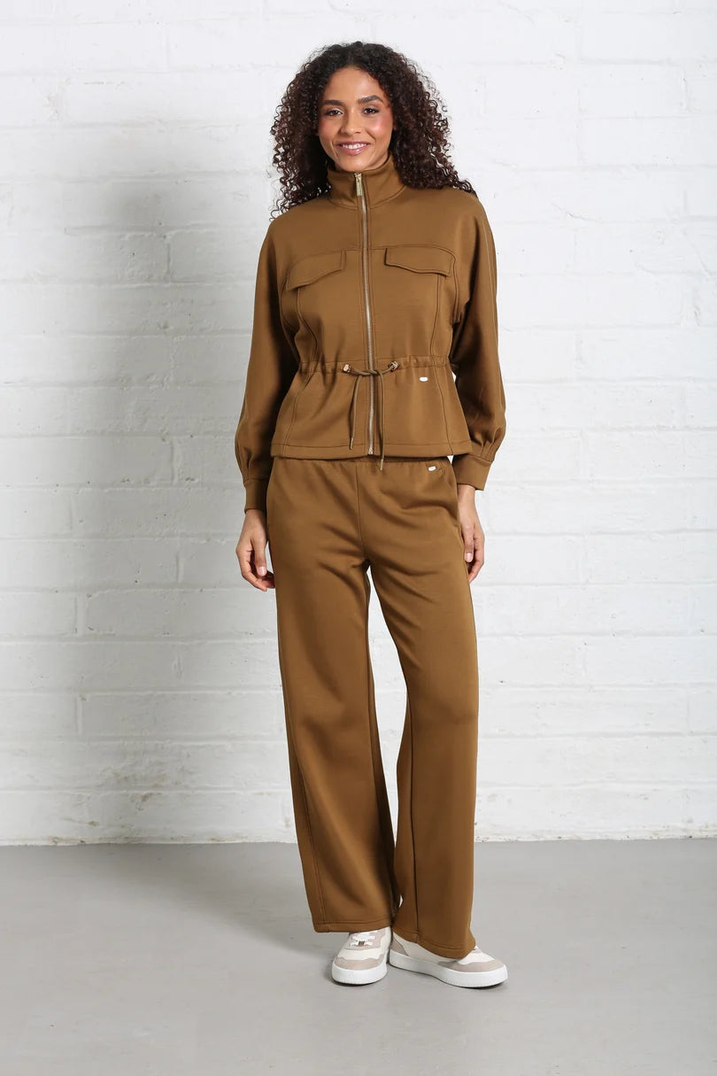 RELAX & RENEW Cora Wide Leg Jogger - Olive
