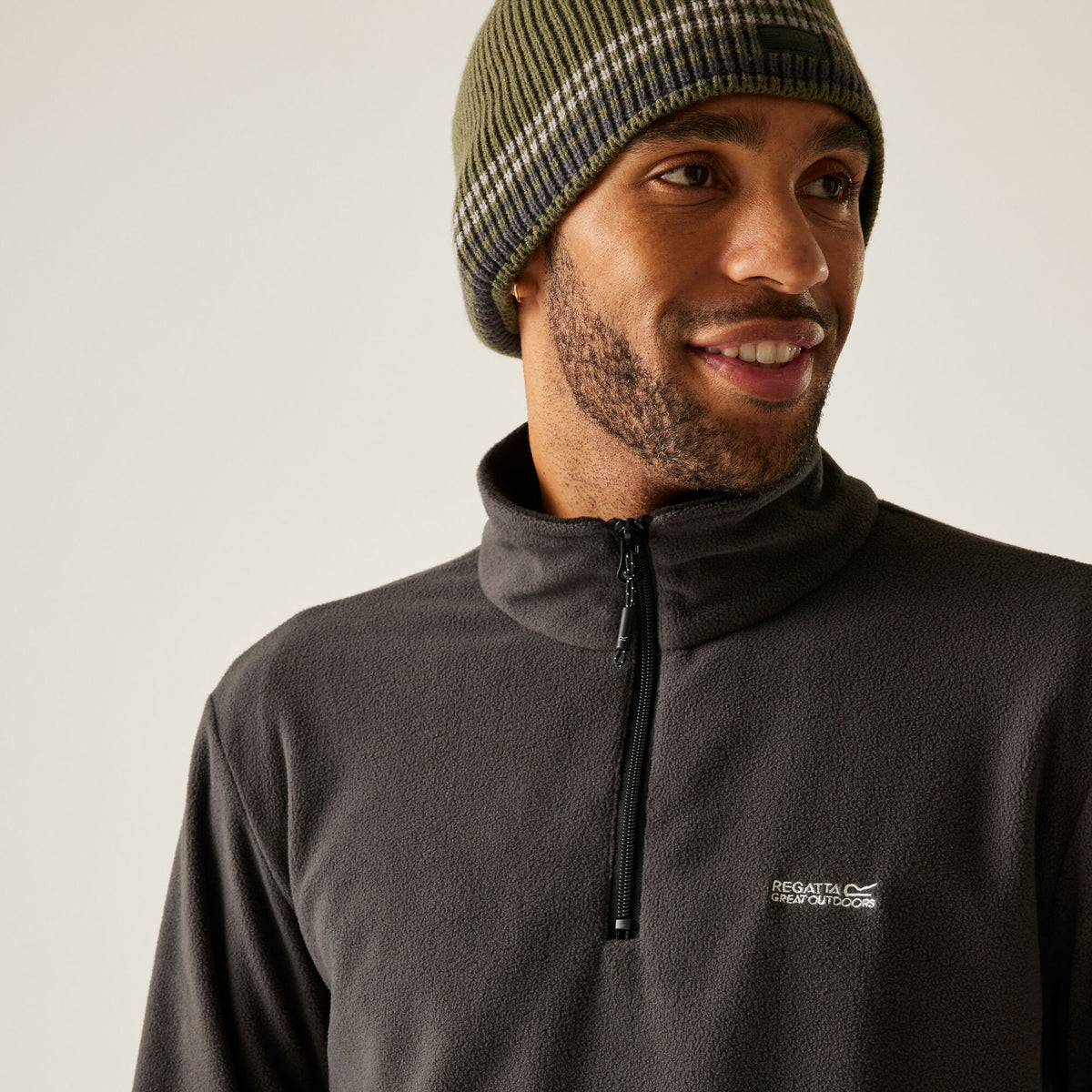 REGATTA Men's Thompson Lightweight Half Zip Fleece - Iron