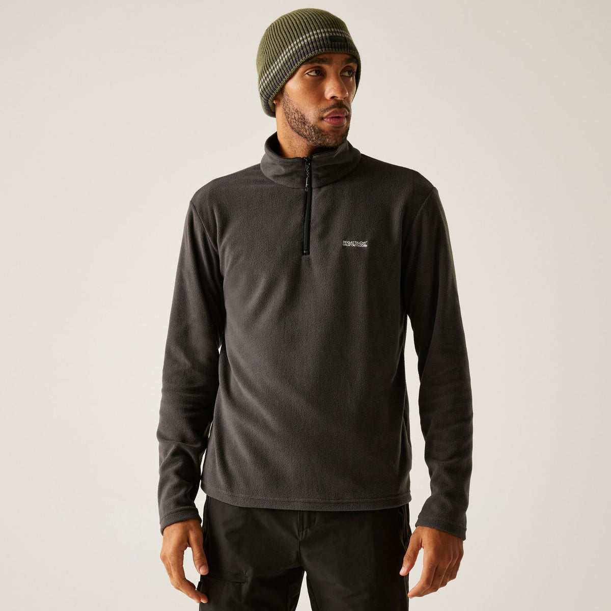 REGATTA Men's Thompson Lightweight Half Zip Fleece - Iron