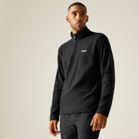 REGATTA Men's Thompson Lightweight Half Zip Fleece - Black