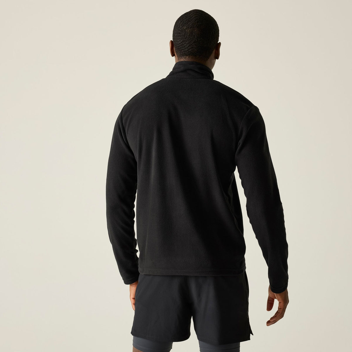 REGATTA Men's Thompson Lightweight Half Zip Fleece - Black