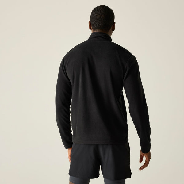 REGATTA Men's Thompson Lightweight Half Zip Fleece - Black