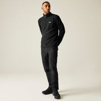 REGATTA Men's Thompson Lightweight Half Zip Fleece - Black