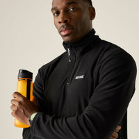 REGATTA Men's Thompson Lightweight Half Zip Fleece - Black