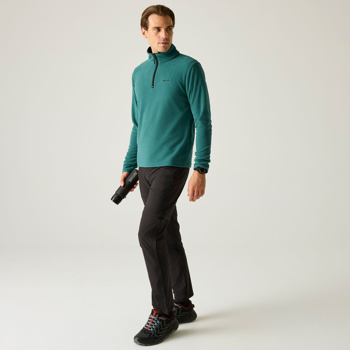 REGATTA Men's Thompson Lightweight Half Zip Fleece - Green