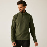 REGATTA Men's Thompson Lightweight Half Zip Fleece - Olive