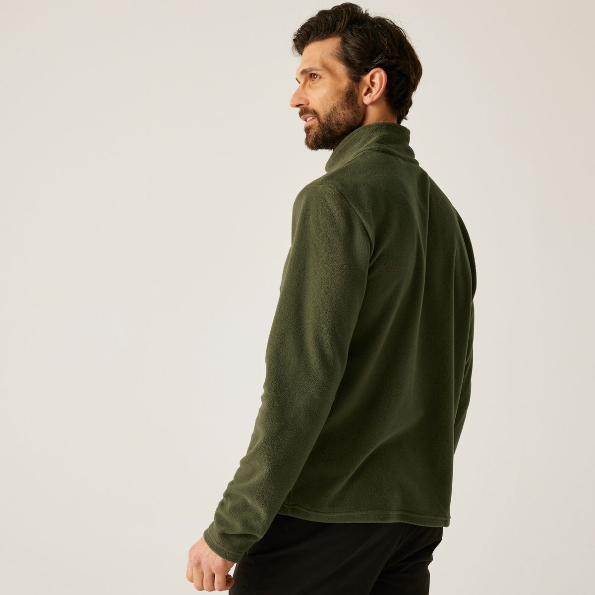 REGATTA Men's Thompson Lightweight Half Zip Fleece - Olive