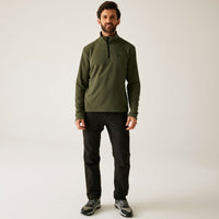 REGATTA Men's Thompson Lightweight Half Zip Fleece - Olive