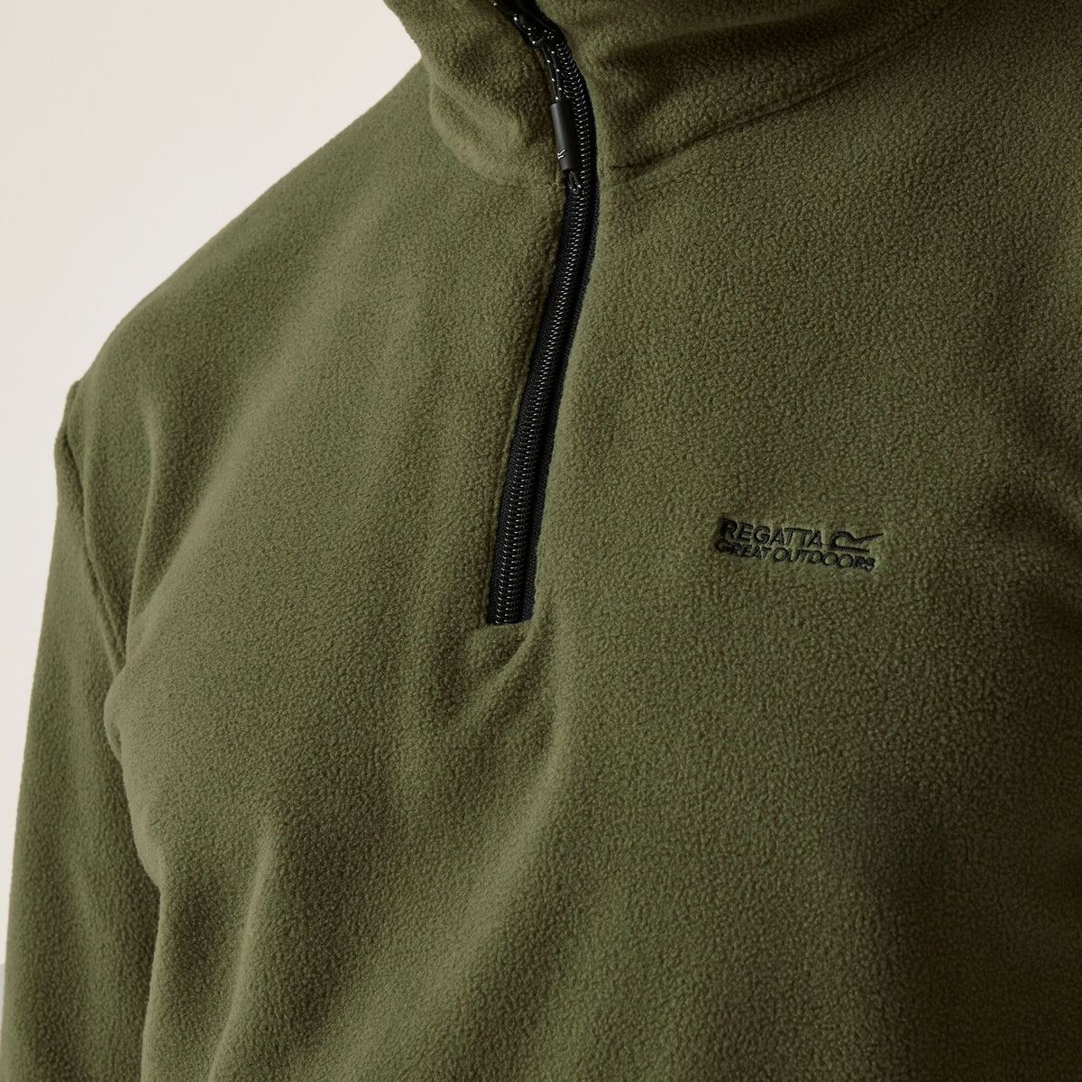 REGATTA Men's Thompson Lightweight Half Zip Fleece - Olive