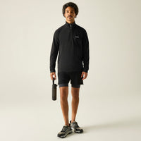 REGATTA Men's Montes Lightweight Half Zip Fleece - Ash Grey