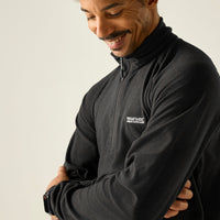 REGATTA Men's Montes Lightweight Half Zip Fleece - Ash Grey