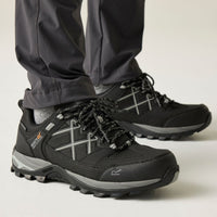 REGATTA Men's Samaris III Low Walking Shoes - Black Granite