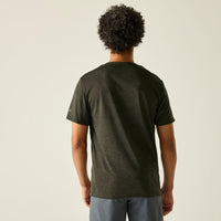 REGATTA Men's Fingal Edition Marl T-Shirt - Dark Khaki
