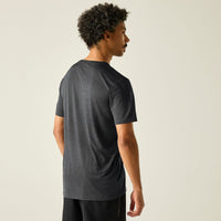 REGATTA Men's Fingal Edition Marl T-Shirt - Ash Black