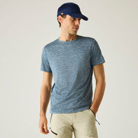 REGATTA Men's Fingal Edition Marl T-Shirt - Blue